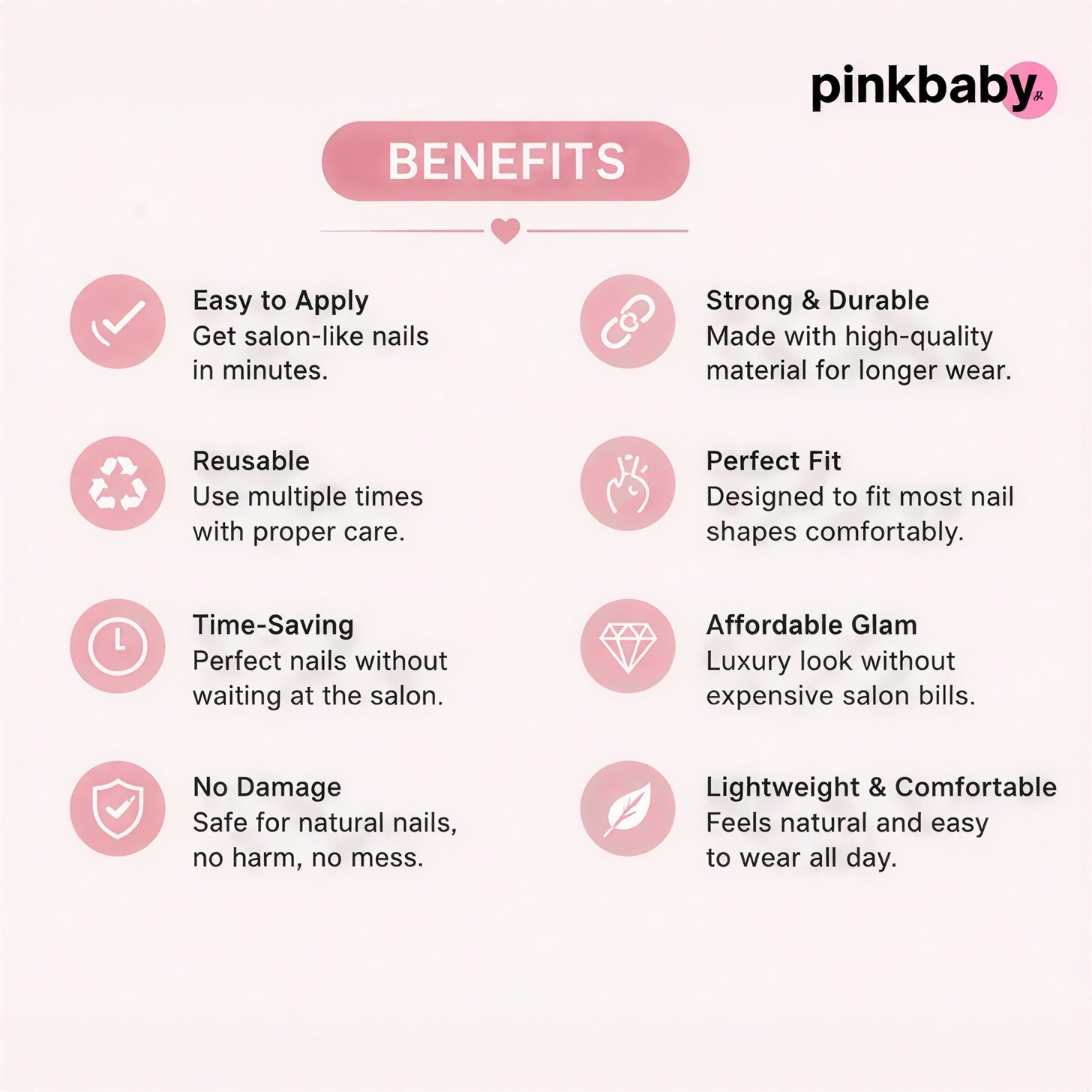 Benefits of press on Nails