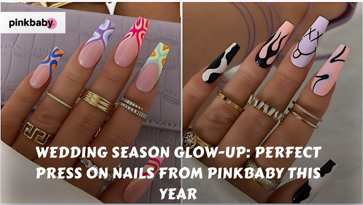 Wedding Press on Nails from Pinkbaby