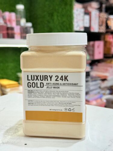 24K Gold Jelly Face Mask Review By Client Image