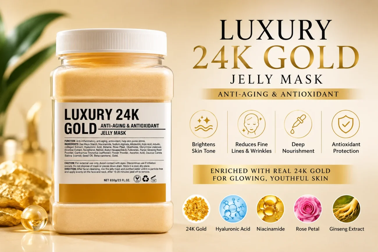 24K Gold Jelly Face Mask