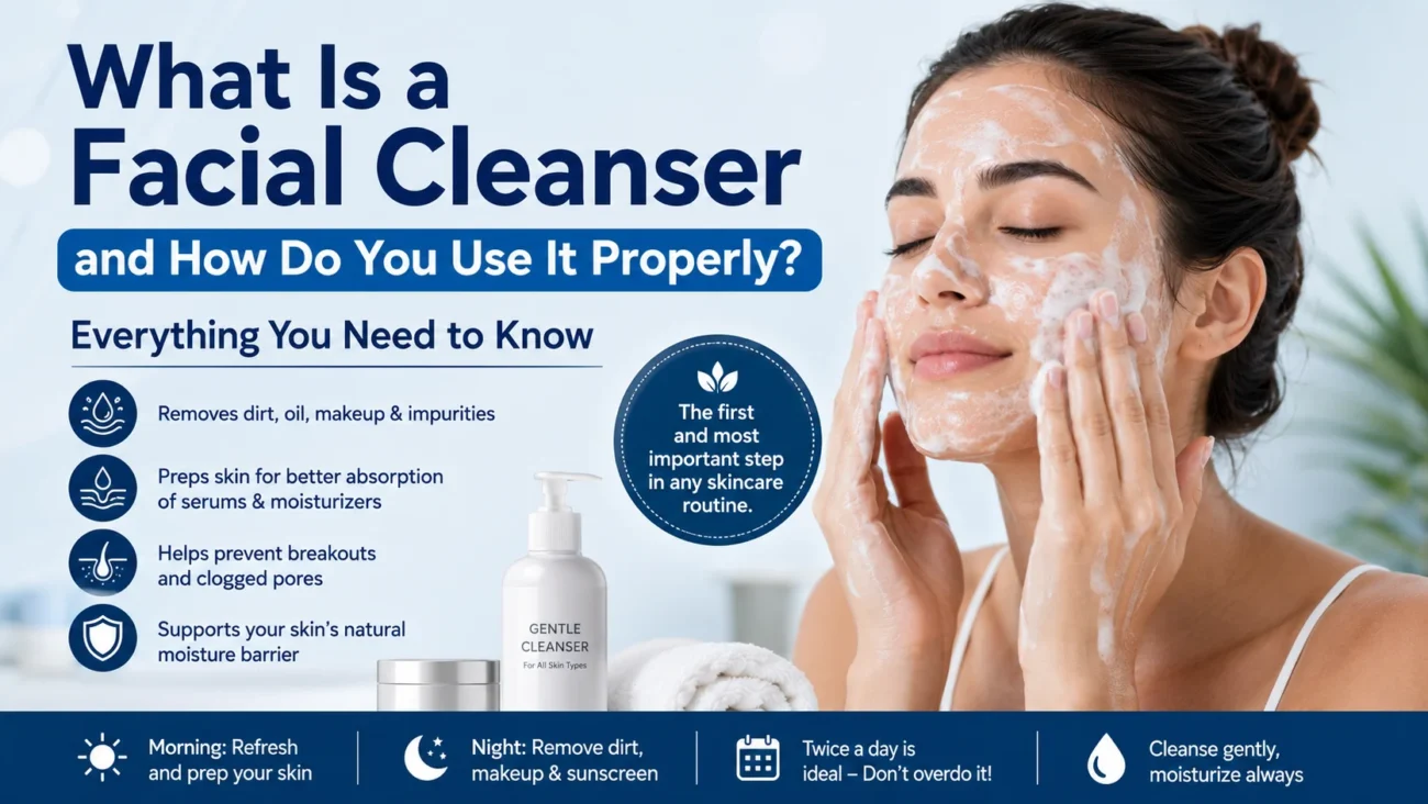 What Is a Facial Cleanser and How Do You Use It Properly