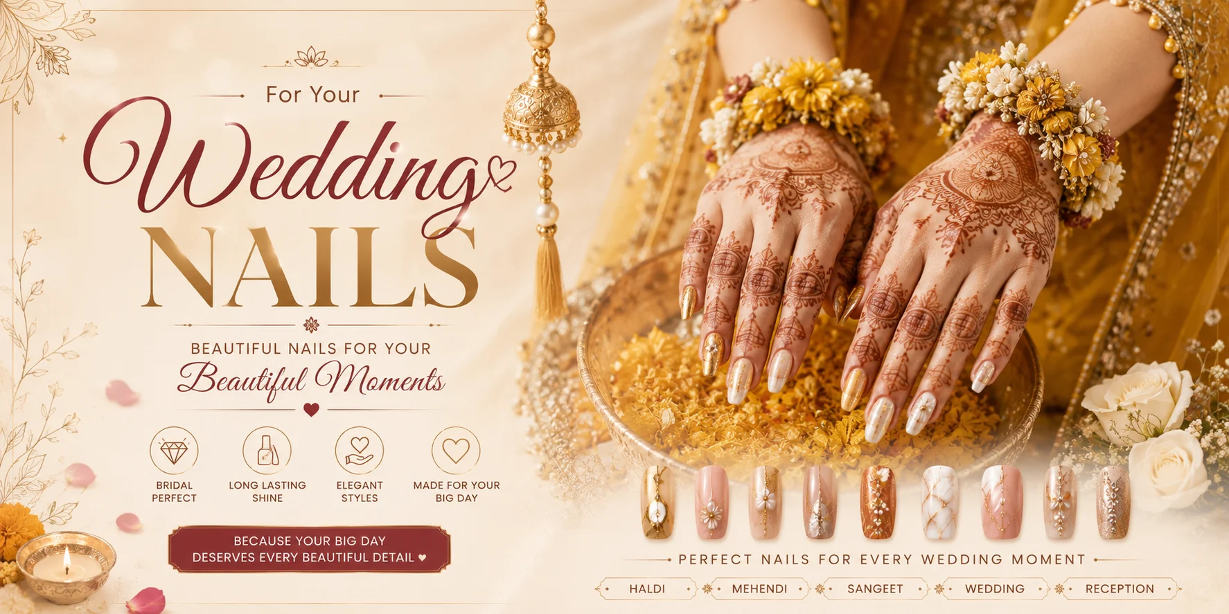 Best Nails For weddign